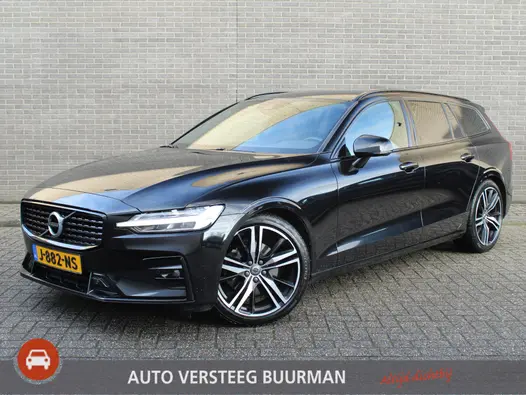 Volvo V60 2.0 B3 R-Design Automaat, Navigatie, Applecarpl./Andr. Auto, Climate/Cruise Control, Elektr. Stoelen, Dodehoek detectie, Luxe lederen bekleding, Elektr. Achterklep