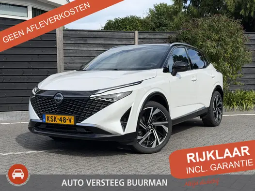 Nissan QASHQAI Tekna Plus 1.3 MHEV 158PK Xtronic Automaat Navigatie, Rondomzichtcamera, Keyless, Panoramadak, Elektrische Kofferbak, Stoelverwarming, Massage