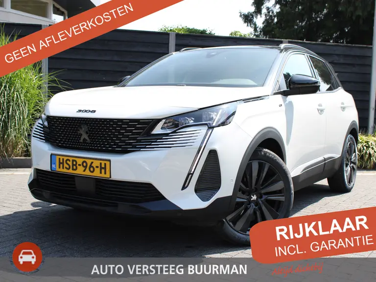 Peugeot 3008 GT 1.2 PureTech 130PK EAT8 Automaat Navigatie, Keyless, Achteruitrijcamera, Elektrische Achterklep, Apple Carplay, Android Auto afbeelding 1