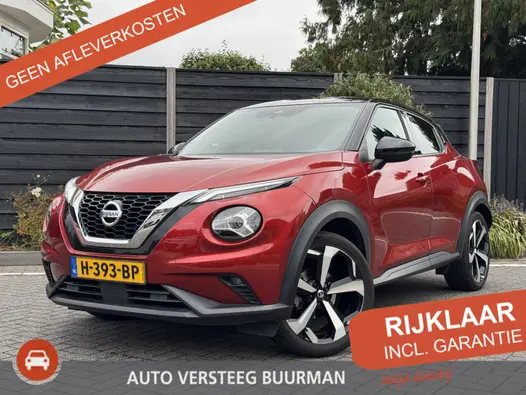 Nissan Juke Premiere Edition 1.0 DIG-T 117PK Navigatie, Achteruitrijcamera, Keyless, Stoel+ Voorruitverwarming, Climate Control, Twotone dak