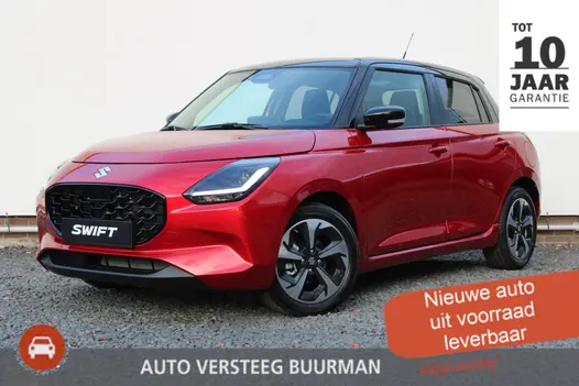 Suzuki Swift 1.2 Style Smart Hybrid Automaat, Nieuwe Auto met Draadloos Applecarplay/Androidauto!