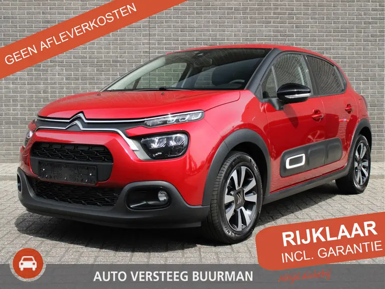 Citroën C3 1.2 PureTech S&S Feel 110pk, Applecarpl./Andr. Auto, Airco, CruiseControl, Parkeersensor achter afbeelding 1