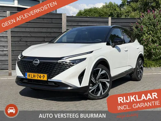 Nissan QASHQAI Tekna Plus 1.3 MHEV 158PK Xtronic Automaat Navigatie, Rondomzichtcamera, Keyless, Panoramadak, Elektrische Kofferbak, Stoelverwarming, Massage