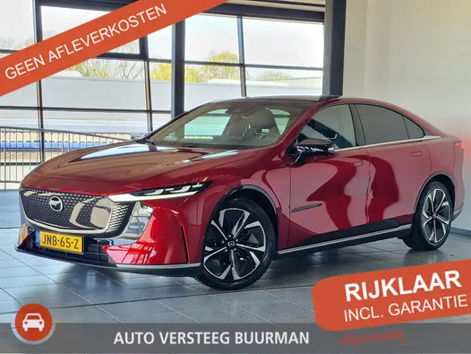Mazda 6 6e Takumi 68.8 kWh Navigatie, Climate/Cruise Control, Elektr. Achterklep, HUD, Dodehoek detectie, Draadloos telefoonlader, Luxe lederen bekleding, Stoel/Stuur verw.