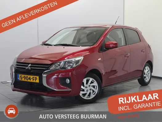 Mitsubishi Space Star 1.2 Dynamic Achteruitrijcamera, DAB Radio, CruiseControl, Airco, 14"inch LM velgen, USB-Aansluiting