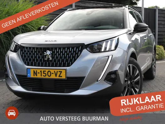 Peugeot 2008 GT Pack 1.2 PureTech 130PK EAT8 Automaat Panoramisch schuifkanteldak, Luxe Alcantara bekleding, Focal Hifi, Trekhaak