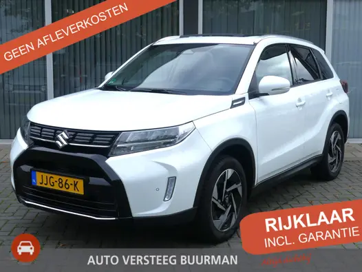 Suzuki Vitara 1.5 Hybrid Style AUTOMAAT PANO-DAK ALL SEASON Camera, Cruise Contr., Navi, Apple Carpl/Andr Auto, Panorama dak, Sensoren Voor/Achter, All Season Bnd.