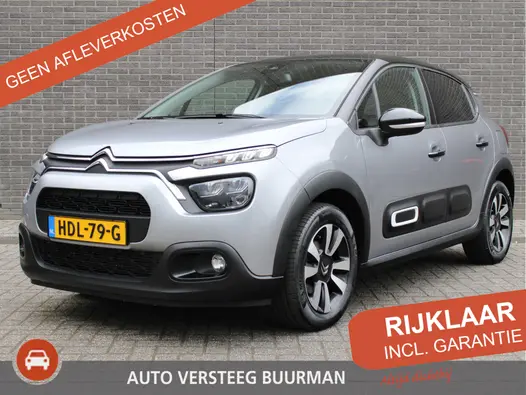 Citroën C3 1.2 PureTech Shine Business 83PK, CruiseControl, Stoelverw., Luxe bekleding, Keyless start/entry, Applecarpl./Andr. Auto