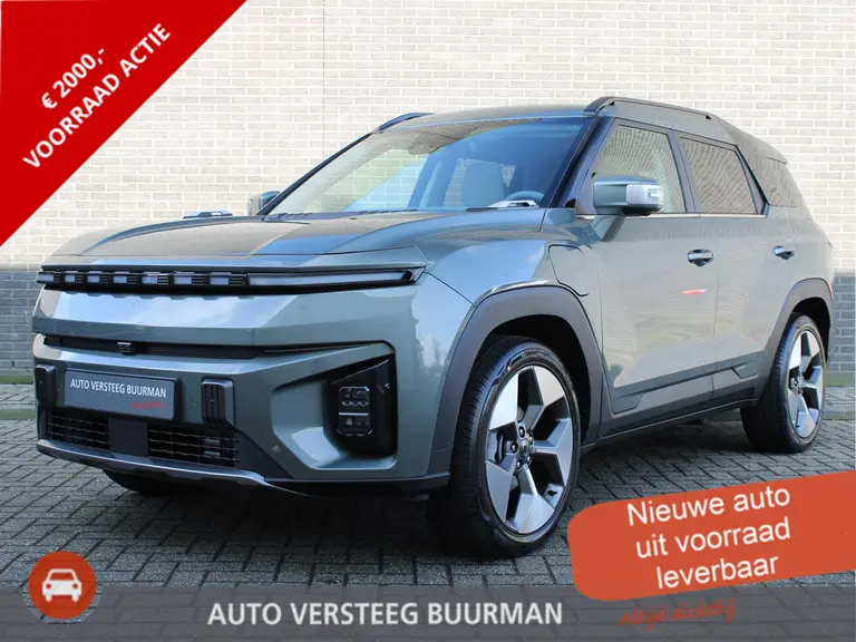 KGM Torres EVX Titanium 73.4 kWh 207pk, Luxe Grijze Bekleding, Forest Green, 20"inch LM velgen 7 jaar garantie! Trekgewicht 1.500 KG! € 864,- private lease afbeelding 1