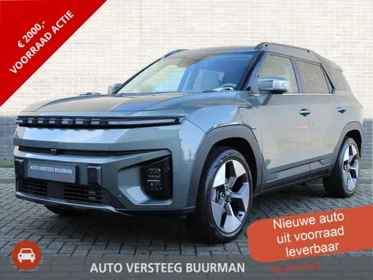 KGM Torres EVX Titanium 73.4 kWh 207pk, Luxe Grijze Bekleding, Forest Green, 20"inch LM velgen 7 jaar garantie! Trekgewicht 1.500 KG! € 864,- private lease
