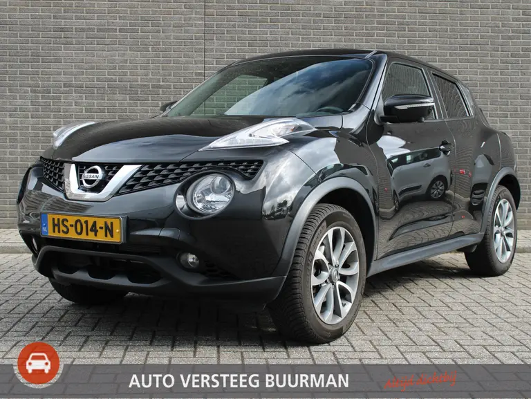 Nissan Juke 1.6 Tekna Automaat, Cruise/Climate control, Navigatie, Glazen schuif/kanteldak, 17" LM velgen, Lederen interieur, afbeelding 1