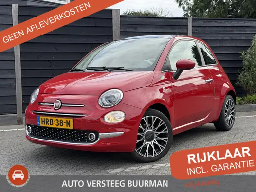Fiat 500 Dolcevita 1.0 Hybrid 70PK Panoramadak, Parkeersensor Achter, Apple Carplay, Android Auto, Climate Control, Cruise Control