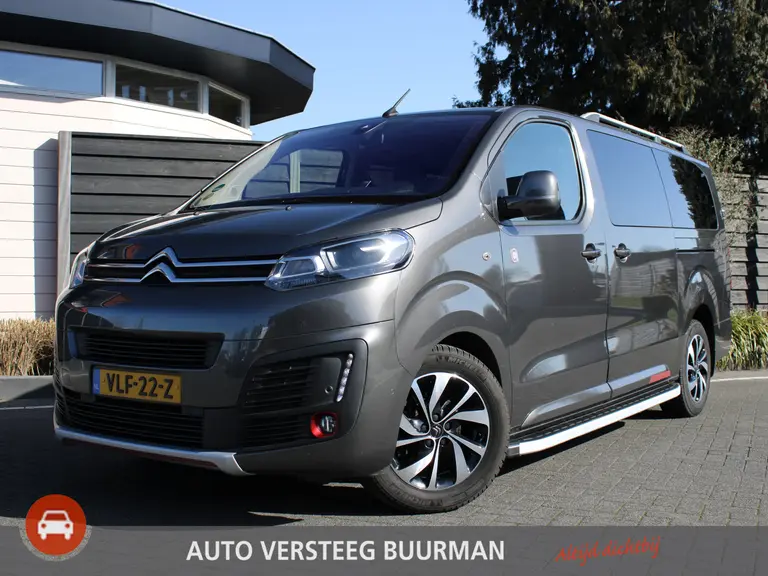 Citroën Jumpy 2.0 BlueHDI 180PK XL Club DC Automaat Leder, Achteruitrijcamera, Trekhaak, Bluetooth, Xenon, Stoelverwarming afbeelding 1