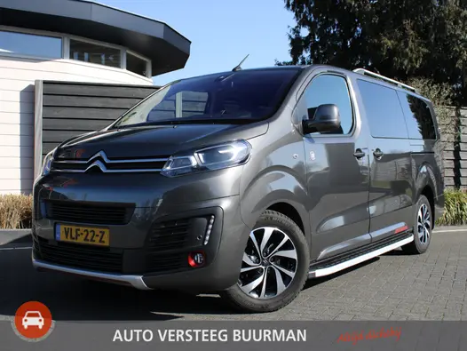 Citroën Jumpy 2.0 BlueHDI 180PK XL Club DC Automaat Leder, Achteruitrijcamera, Trekhaak, Bluetooth, Xenon, Stoelverwarming