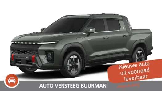 KGM Musso EV Bronze 80.6 kWh 4WD Automaat, Keyless Entry/Start, Airco, Navigatie, 4x4, 1800kg trekgewicht!