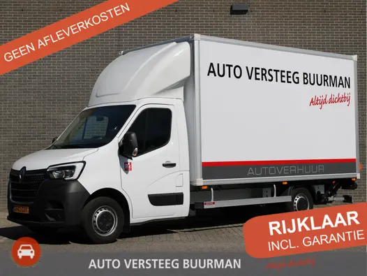 Renault Master Bakwagen + laadklep T35 2.3 dCi 165PK Achteruitrijcamera, Airco, BlueTooth, Cruise control, DHollandia Bakopbouw met laadklep