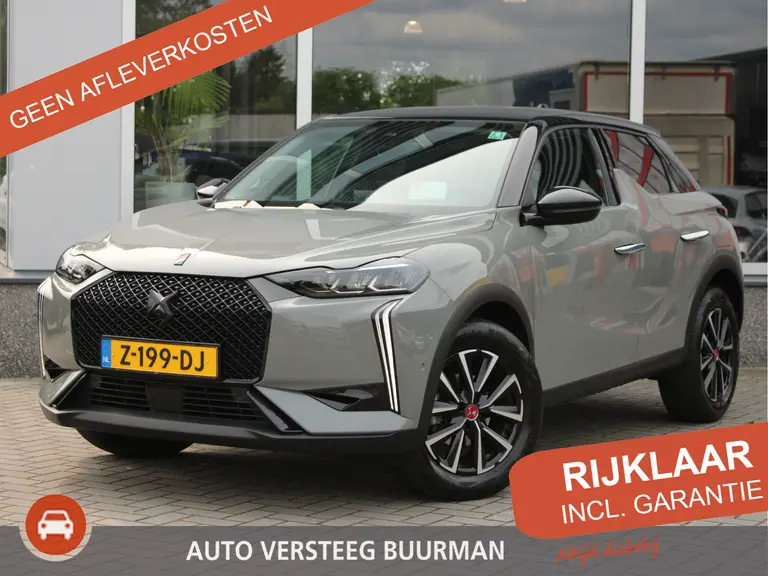 DS DS 3 1.2 PureTech Performance Line Automaat Microvezel Bekleding, Rondomzicht Camera, Cruise en Climate Control afbeelding 1