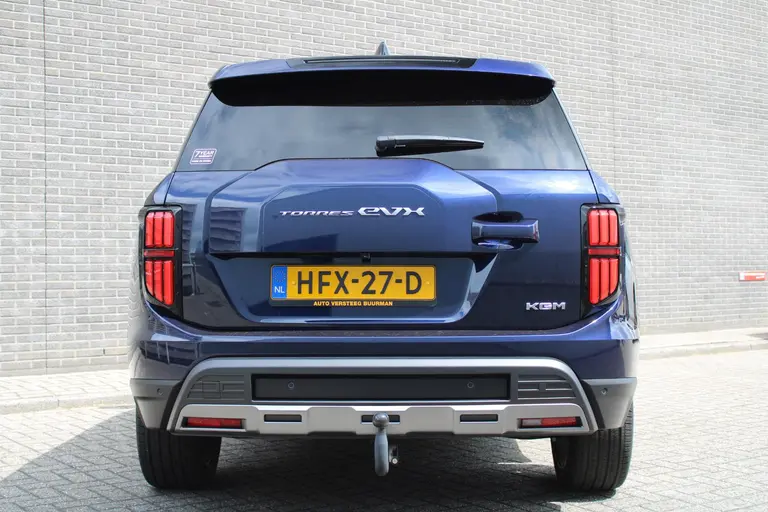 KGM Torres EVX Titanium 73.4 kWh 207pk, Dandy Blue, 20"inch LM velgen, Trekhaak Trekgewicht 1.500 KG. 7 jaar garantie! afbeelding 6
