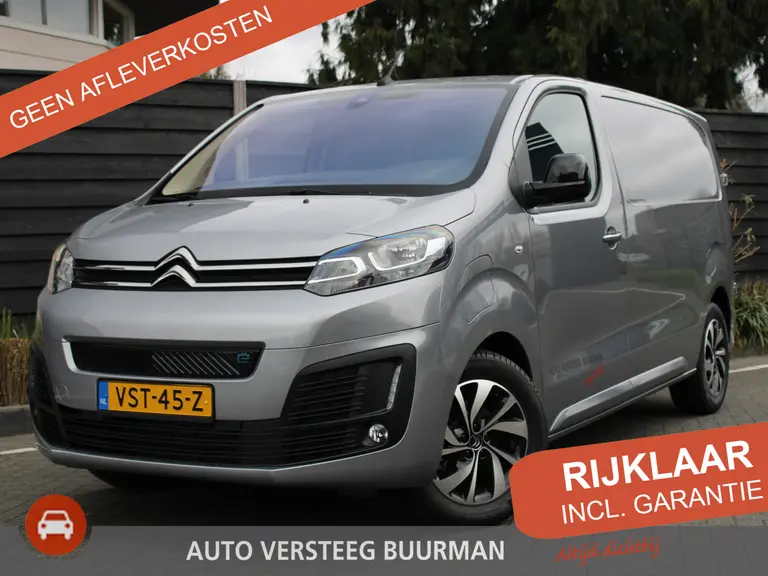 Citroën Jumpy 50kWh Driver L2H1 Navigatie, Climate Control, Keyless Go, Parkeerhulp, 100% Elektrisch! afbeelding 1