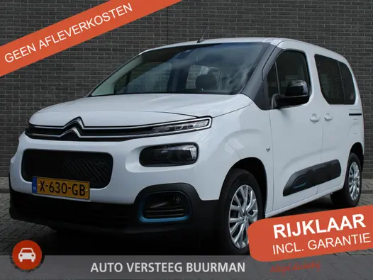 Citroën E-Berlingo Feel 50 kWh Airco, Cruise controle, Apple carplay/Android auto, Schuifdeuur L+R, Camera, Bluetooth,