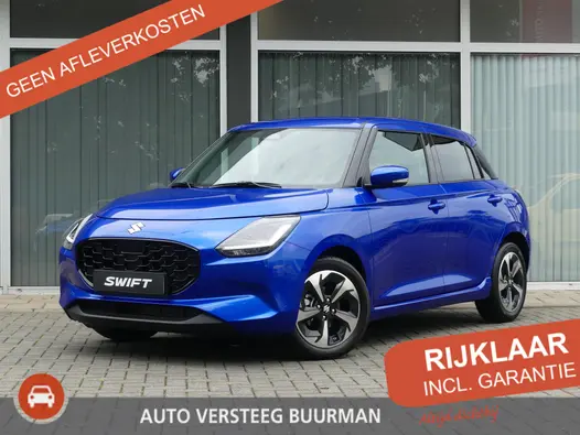 Suzuki Swift 1.2 Style Smart Hybrid 6 JAAR GARANTIE! NIEUW UIT VOORRAAD LEVERBAAR! Stijl uitvoering; Adaptive Cruise Control, Draadloos Apple CarPlay Android Auto, Climate Control