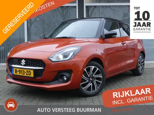 Suzuki Swift 1.2 Style Smart Hybrid NL-auto, Trekhaak, Achterspoiler, Cruise Contr., Apple Carplay, Android Auto, Stoelverw., Climate Contr. Stijl.