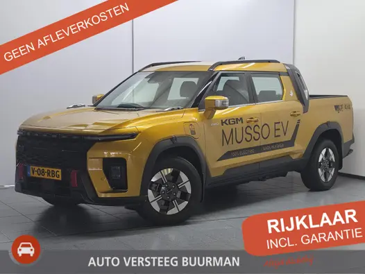 KGM Musso EV Platinum 80.6 kWh 4WD, 2300 KG Trekgewicht, Luxe lederen bekleding, Applecarpl./Andr. Auto, Elektr. stoelen, stoelverw./koeling, Warmtepomp