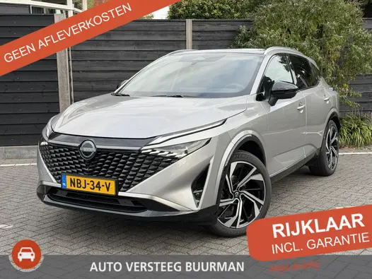 Nissan QASHQAI Tekna Plus 1.3 MHEV 158PK Xtronic Automaat Navigatie, Rondomzichtcamera, Keyless, Panoramadak, Elektrische Kofferbak, Stoelverwarming, Massage