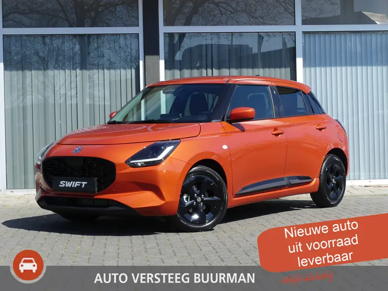 Suzuki Swift 1.2 Select Smart Hybrid, Nieuw uit voorraad leverbaar Leverbaar, Black Rhino pakket, 6 jaar garantie afbeelding 1