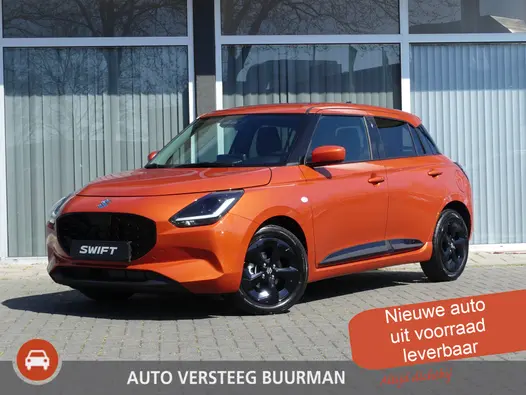 Suzuki Swift 1.2 Select Smart Hybrid, Nieuw uit voorraad leverbaar Leverbaar, Black Rhino pakket, 6 jaar garantie