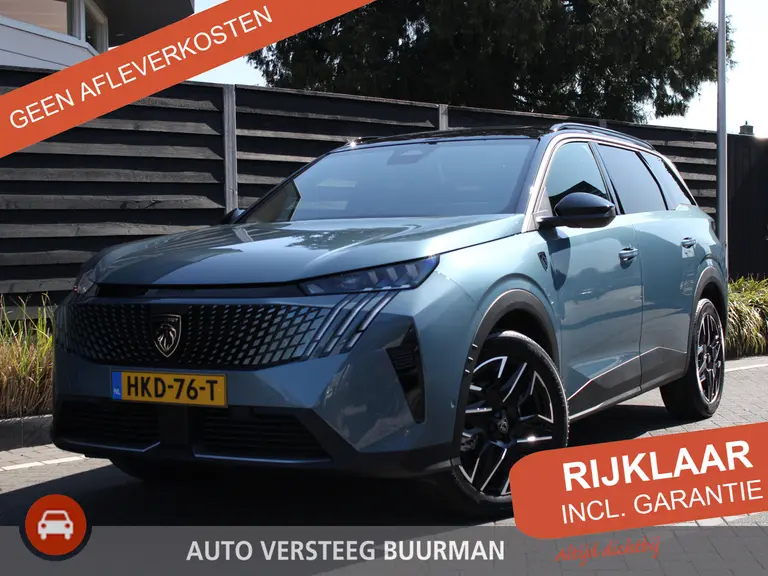 Peugeot 5008 1.2 Hybrid 136PK GT e-DCS6 Automaat 7P Alcantara Leder, Navigatie, Camera 360, Panoramisch-Open Dak, Elektrische Achterklep afbeelding 1
