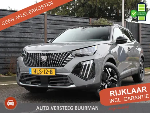 Peugeot e-2008 GT Avantage 54 kWh 156PK Automaat Incl. Batterijtest, Navigatie, Rondomzichtcamera, Keyless, Parkeersensoren, Camera 360, Dodehoek detectie
