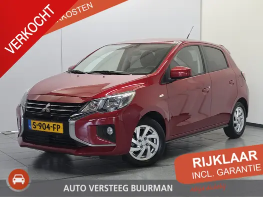 Mitsubishi Space Star 1.2 Dynamic Achteruitrijcamera, DAB Radio, CruiseControl, Airco, 14"inch LM velgen, USB-Aansluiting