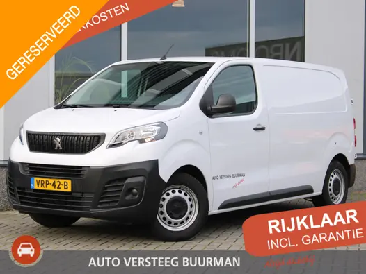 Peugeot Expert Standard Premium 1.5 BlueHDI 120PK 3-Zits, Trekhaak, Betimmering, Airco, Navigatie