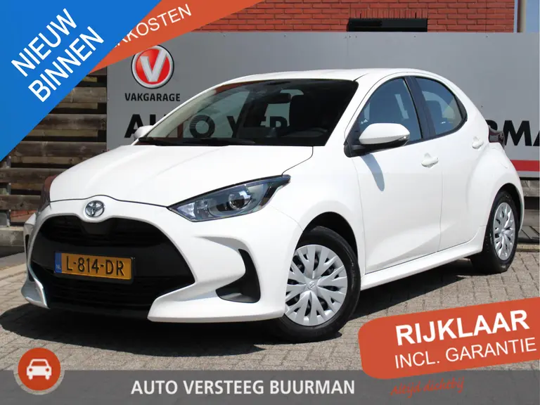 Toyota Yaris 1.0 VVT-i Active Achteruitrijcamera, Bluetooth, Cruise Control Adaptief, Apple Carplay/Android Auto afbeelding 1