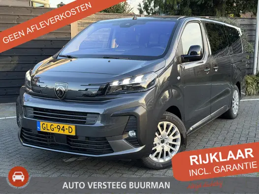 Peugeot e-Traveller Long 75 kWh 136PK Automaat Navigatie, Achteruitrijcamera, Adaptieve Cruise Control, Stoelverwarming, Stuurwielverwarming, Apple Carplay, Android Auto