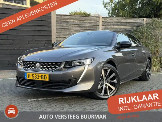 Peugeot 508 Blue Lease GT Line 1.5 BlueHDI 130PK EAT8 Automaat Navigatie, Achteruitrijcamera, Keyless, Leder, Stoelverwarming, Massage, Apple Carplay, Android Auto