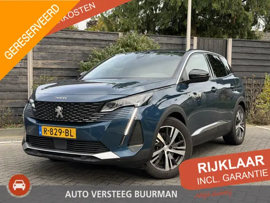 Peugeot 3008 Blue Lease Allure 1.6 HYbrid 225PK e-EAT8 Automaat Navigatie, Achteruitrijcamera, Keyless, Elektrische Kofferklep, Stoelverwarming, Dodehoek Detectie