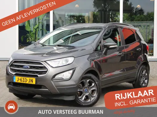 Ford EcoSport 1.0 EcoBoost Trend Ultimate 1e Eigenaar, Trekhaak, Voorruit- en Stuurverwarming, Stoelverwarming, Cruise Control