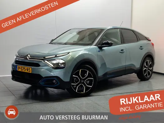 Citroën ë-C4 Feel Pack 50 kWh Automaat, HUD, Climate/Cruise Control, dodehoek detectie, Navigatie, Applecarpl./Andr. Auto