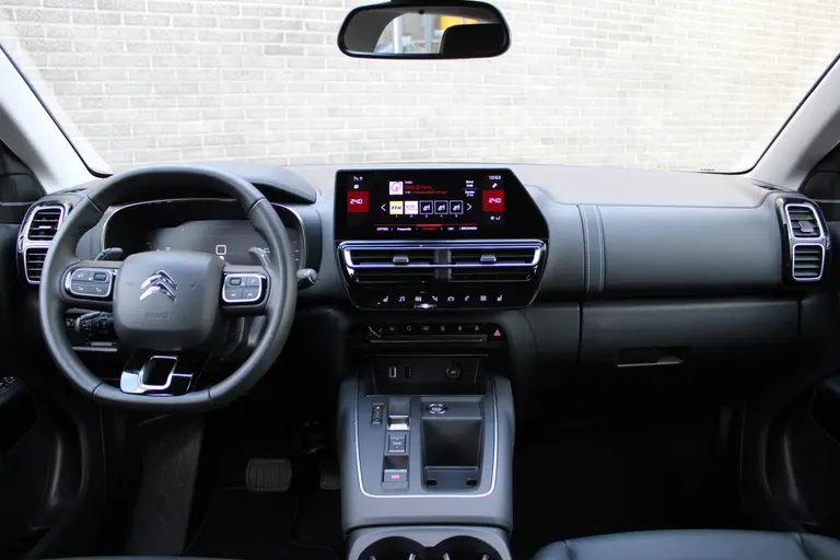 Citroën C5 Aircross 1.2 Hybrid 136PK Max Automaat, Luxe Lederen bekleding, 360 camera, navigatie, elekr. stoelen, CruiseControl, Applecarpl./Andr. Auto afbeelding 8