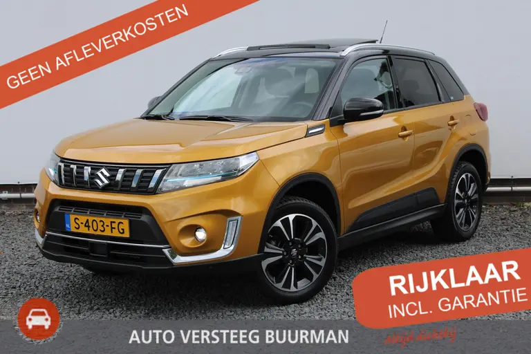 Suzuki Vitara 1.5 Hybrid Style, Automaat, 1e Eig. met Navigatie, Parkeersensoren en Dealer onderhouden! afbeelding 1