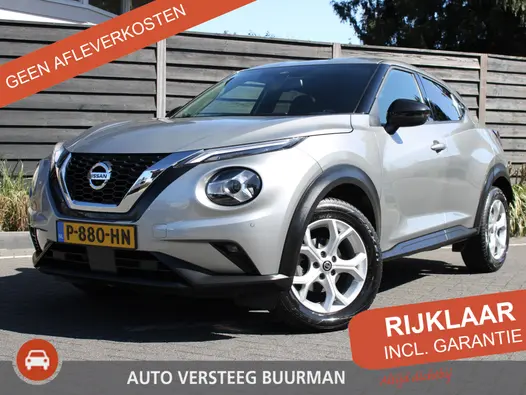 Nissan Juke 1.0 DIG-T 115PK Tekna DCT Automaat Navigatie, Rondomzichtcamera, Keyless, Adaptieve Cruise Control, Stoel & Voorruitverwarming