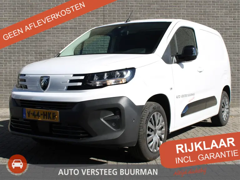 Peugeot Partner 1.5 BlueHDi 100PK S&S L1 Navigatie, Achteruitrijcamera, Trekhaak, Dab, Bluetooth, Parkeersensoren voor & achter afbeelding 1