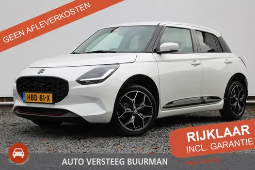 Suzuki Swift 1.2 Style Smart Hybrid, 17 inch en GT-Pakket, Dodehoek Detector, Suzuki Body Kit Piano Black Demo Voordeel!