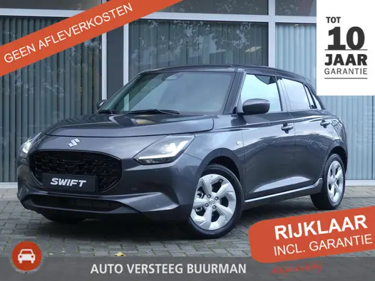 Suzuki Swift 1.2 Select Smart Hybrid Automaat Actiekorting! 6 jaar fabrieksgarantie! Nieuw uit voorraad Leverbaar!
