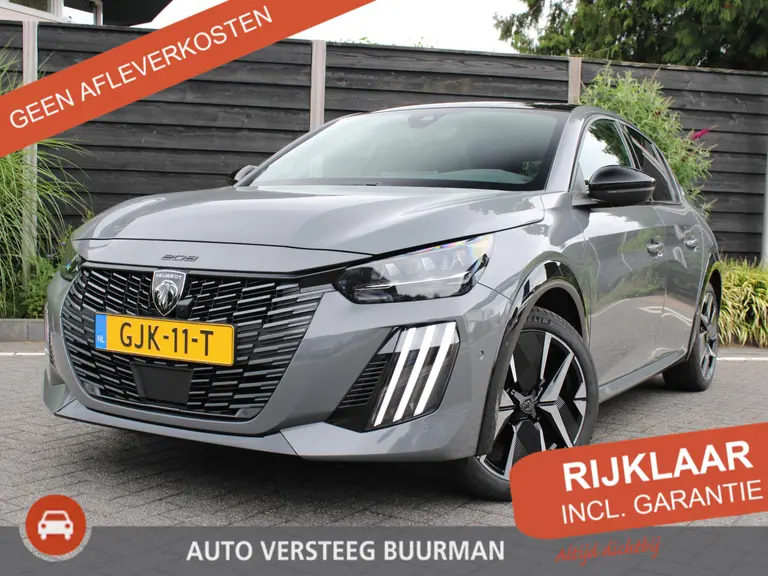 Peugeot 208 GT 1.2 Hybrid 100PK e-DCS6 Automaat Navigatie, Camera Voor & Achter, Panoramadak, Keyless, Apple Carplay, Android Auto afbeelding 1
