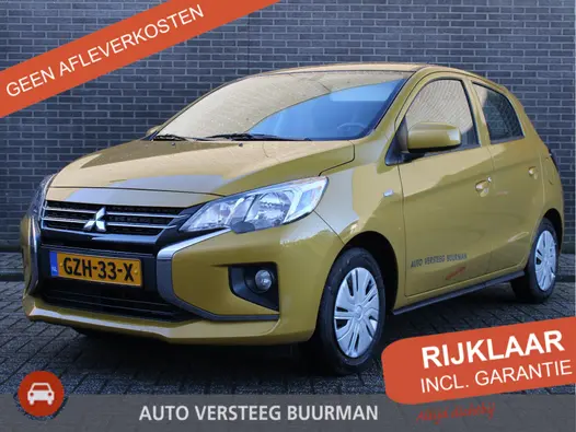 Mitsubishi Space Star 1.2 Active Airco, Apple carplay/Android auto, Audio/DAB, Elek.verst.buitenspiegels en ramen voor,