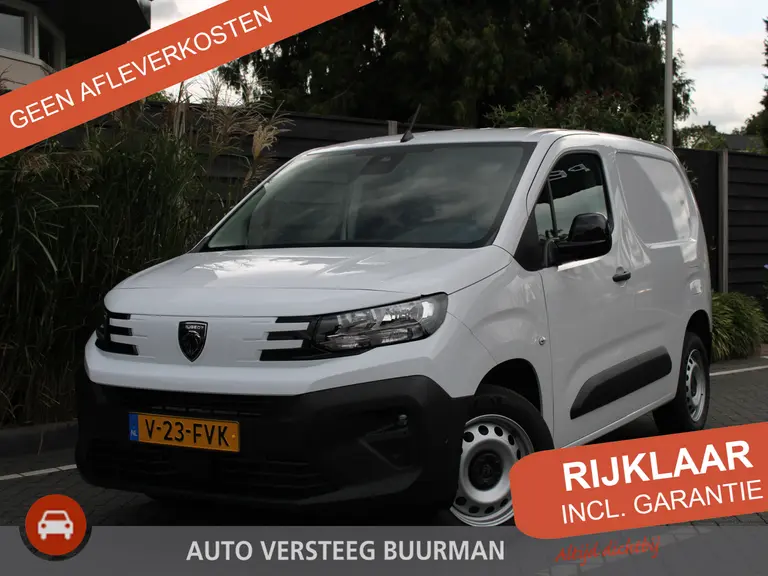 Peugeot Partner 1.5 BlueHDi 130PK EAT8 S&S L1 Automaat Trekhaak, Navigatie, Airconditioning, Camera achter & zijkant, Parkeerhulp voor & achter, Betimmering afbeelding 1