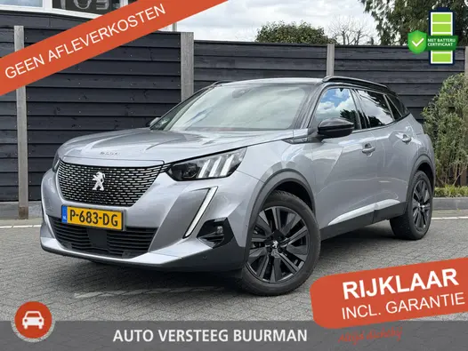 Peugeot e-2008 GT Pack 50 kWh 136PK Automaat Navigatie, Achteruitrijcamera, Keyless, Stoelverwarming, Adaptieve Cruise Control